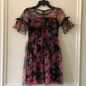 Girls floral dress size 8